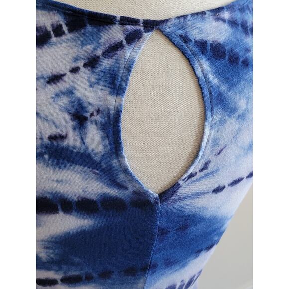 Dalia Collection Blue Tie Dye Tank Top Womens XS - Picture 5 of 7